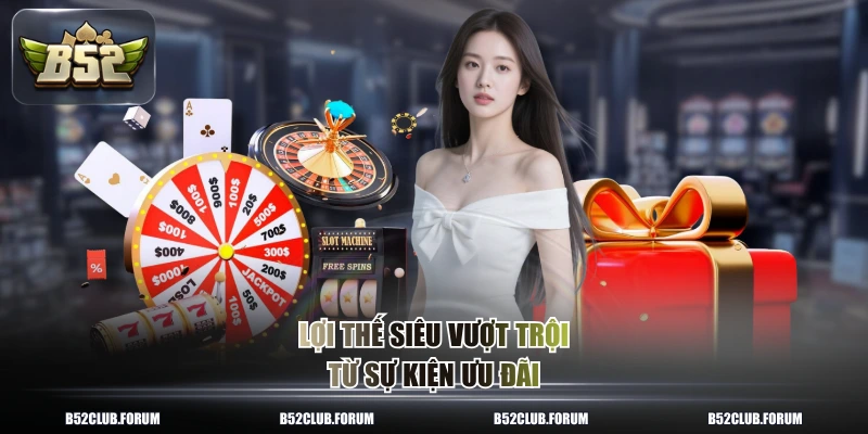 Lợi thế siêu vượt trội từ sự kiện ưu đãi